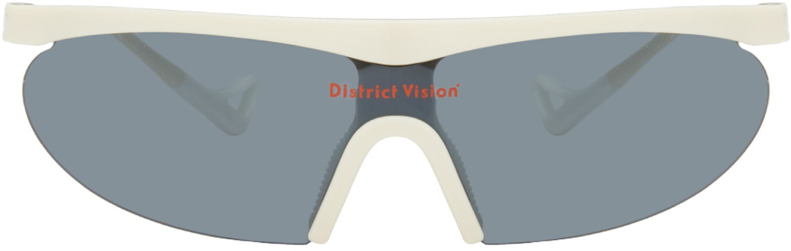 Lunettes de soleil Koharu Eclipse blanches - District Vision - Modalova