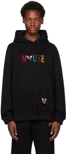 Pull à capuche noir à appliqués graphiques - Doublet - Modalova