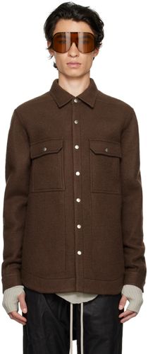 Blouson surdimensionné brun - Rick Owens - Modalova