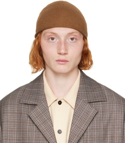Bonnet brun à rebord roulé - Jil Sander - Modalova