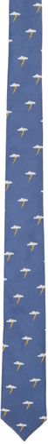 Cravate bleue à motif graphique - Paul Smith - Modalova