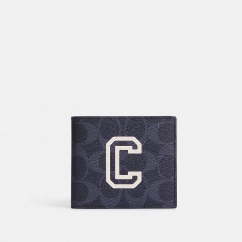 COACH: portefeuille porte-monnaie en toile exclusive avec motif Varsity - COACH - Modalova
