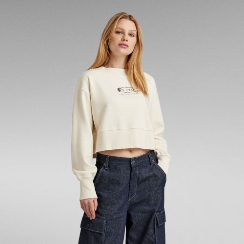 Sweat Vintage Cropped Logo Loose - s - G-Star RAW - Modalova