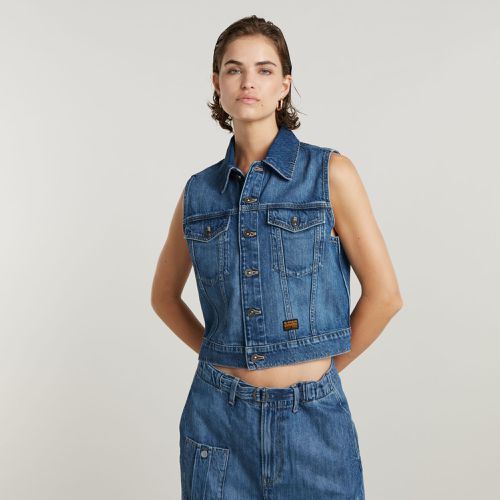 Veste Sans Manches Shrunken Denim - s - G-Star RAW - Modalova