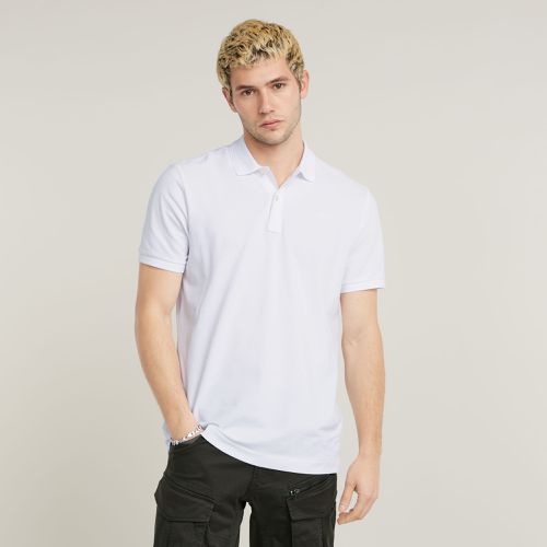 Polo Dunda Slim - Blanc - Hommes - G-Star RAW - Modalova