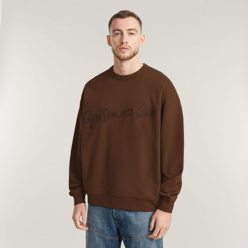 Sweat Chenille G-Script Loose - s - G-Star RAW - Modalova