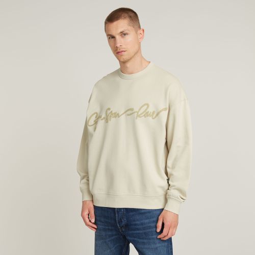 Sweat Chenille G-Script Loose - s - G-Star RAW - Modalova