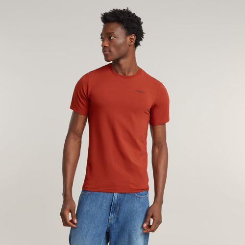 T-Shirt Slim Base - Rouge - Hommes - G-Star RAW - Modalova