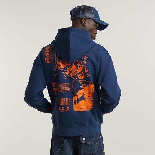 Sweat À Capuche Poster Back Graphic Loose Jacket - s - G-Star RAW - Modalova