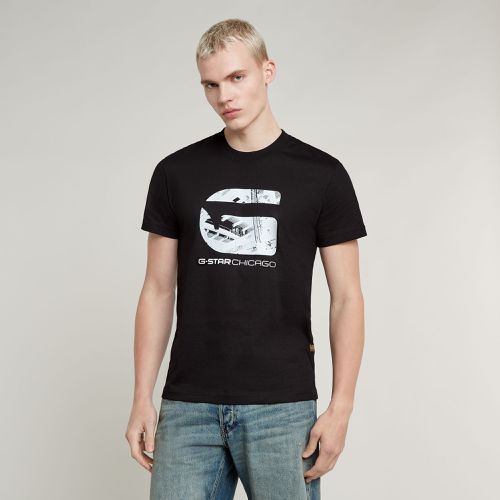 T-Shirt Chicago - Noir - Hommes - G-Star RAW - Modalova