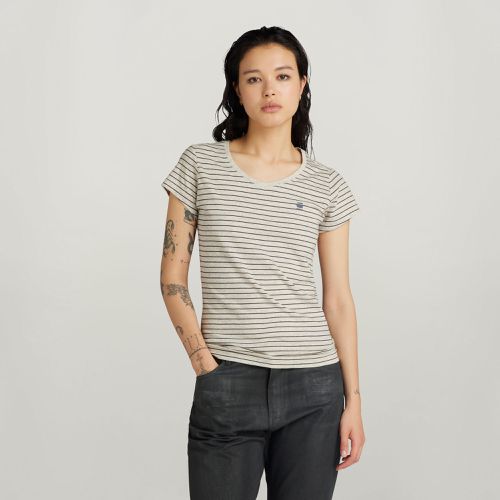 Top Stripe Eyben Slim V-Neck 2.0 - s - G-Star RAW - Modalova