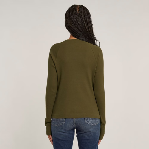 Haut Slim Rib Mock - Vert - Femmes - G-Star RAW - Modalova