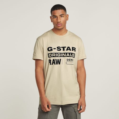 T-Shirt Originals - Beige - Hommes - G-Star RAW - Modalova