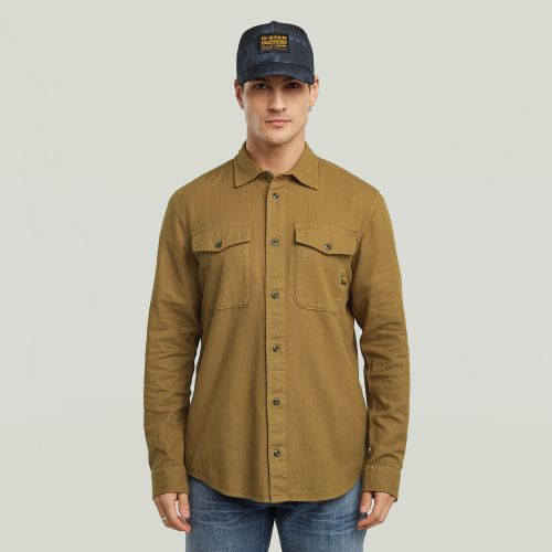Chemise Marine Slim - Brun - Hommes - G-Star RAW - Modalova
