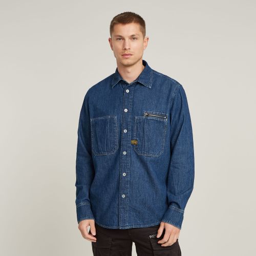 Chemise Pleated Zip Regular - s - G-Star RAW - Modalova