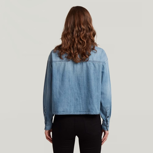 Chemise Cropped Relaxed - s - G-Star RAW - Modalova