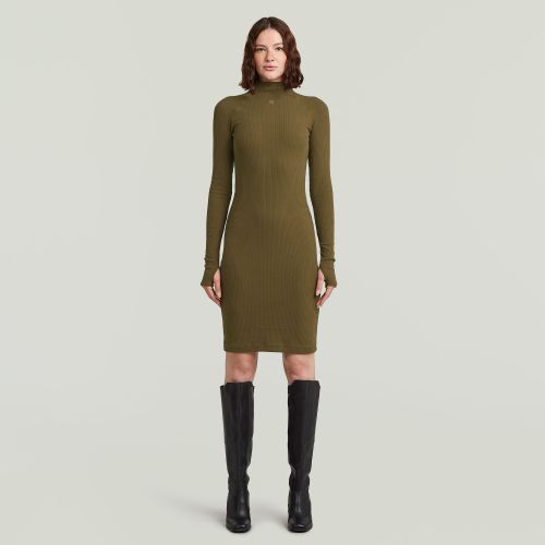 Robe Rib Slim - Vert - Femmes - G-Star RAW - Modalova
