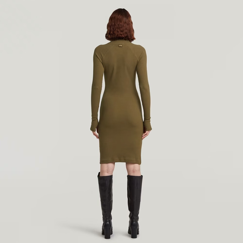 Robe Rib Slim - Vert - Femmes - G-Star RAW - Modalova