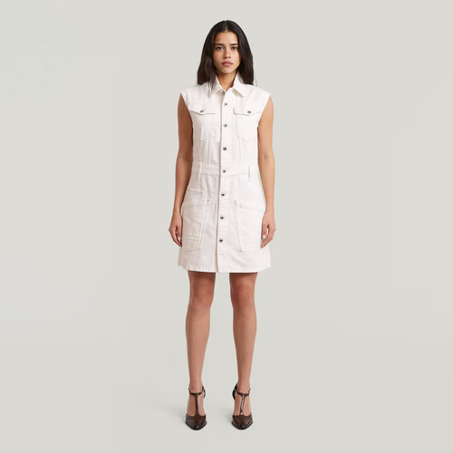 Robe Cinch - Blanc - Femmes - G-Star RAW - Modalova