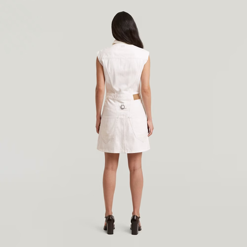 Robe Cinch - Blanc - Femmes - G-Star RAW - Modalova