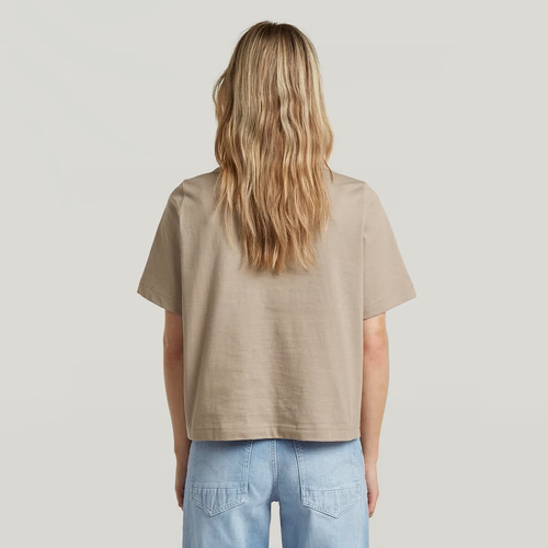 T-shirt Logo Mock - Beige - Femmes - G-Star RAW - Modalova