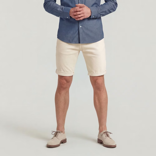Short 3301 Slim - Blanc - Hommes - G-Star RAW - Modalova