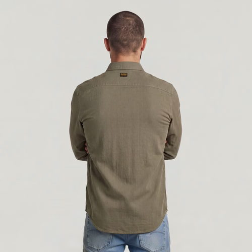 Chemise Marine Slim - Brun - Hommes - G-Star RAW - Modalova