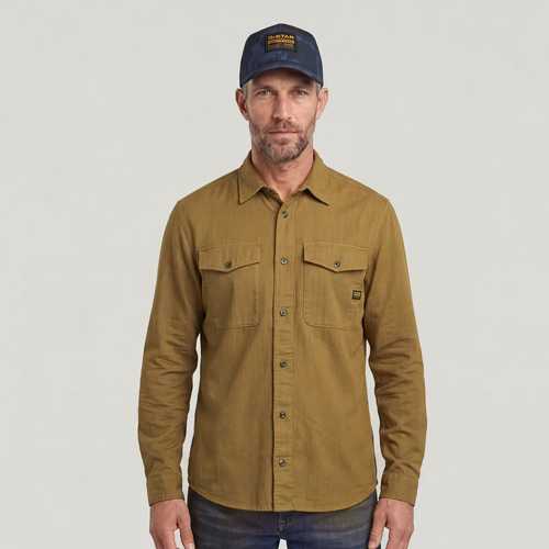 Chemise Marine Slim - Brun - Hommes - G-Star RAW - Modalova