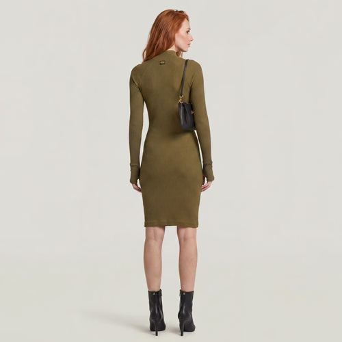 Robe Rib Slim - Vert - Femmes - G-Star RAW - Modalova