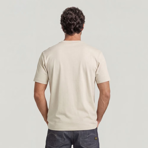 T-shirt Script - Blanc - Hommes - G-Star RAW - Modalova