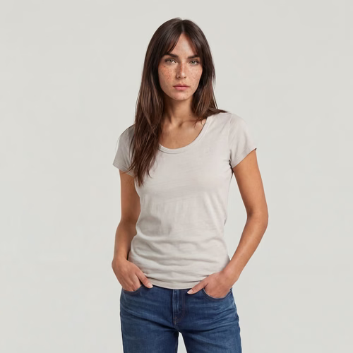 T-shirt Slim - Beige - Femmes - G-Star RAW - Modalova