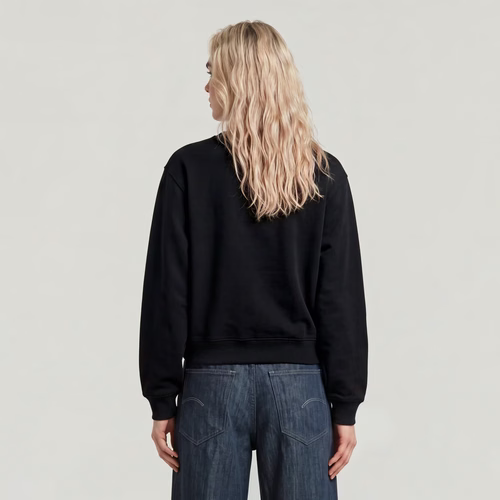 Sweat Logo Crew - Noir - Femmes - G-Star RAW - Modalova