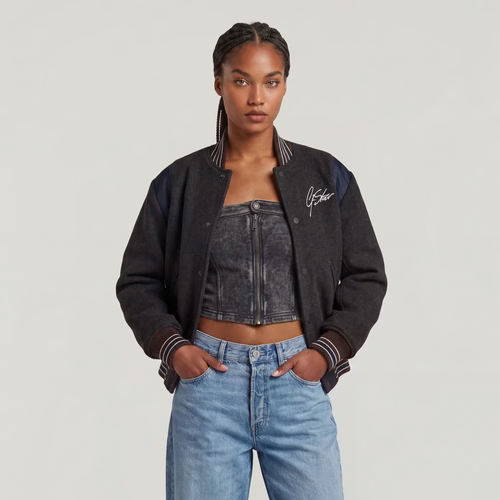 Blouson Cropped Bomber Varsity - s - G-Star RAW - Modalova