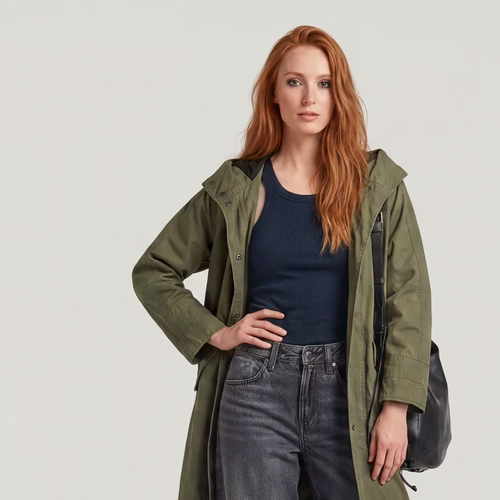 Parka Fishtail - Brun - Femmes - G-Star RAW - Modalova