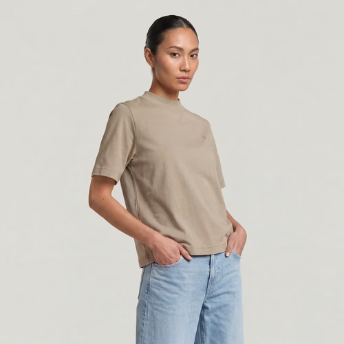 T-shirt Logo Mock - Beige - Femmes - G-Star RAW - Modalova