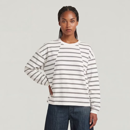 T-shirt A-Line Stripe Oversized - s - G-Star RAW - Modalova