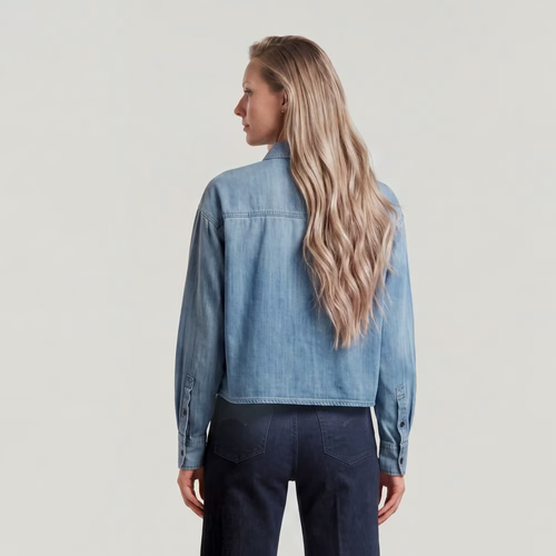 Chemise Cropped Relaxed - s - G-Star RAW - Modalova