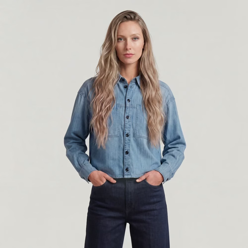 Chemise Cropped Relaxed - s - G-Star RAW - Modalova