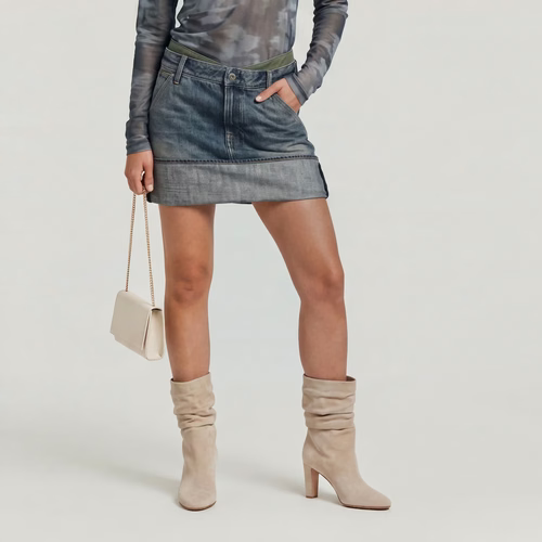 Mini‑jupe à revers avec panneaux - s - G-Star RAW - Modalova