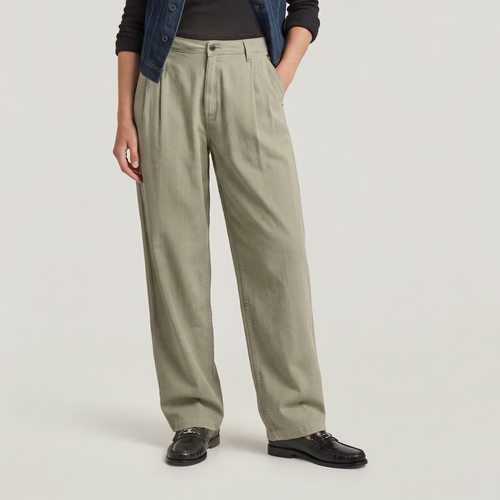 Chino Pleated - Vert - Femmes - G-Star RAW - Modalova
