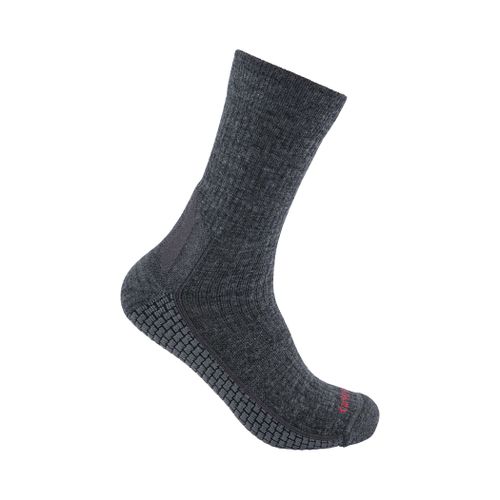 S Chausettes - force grid midweight synthetic-merino wool blend crew sock - Gris - L - Carhartt - Modalova