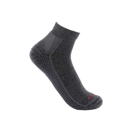 S Chausettes - force grid midweight synthetic-merino wool blend quarter sock - Gris - L - Carhartt - Modalova