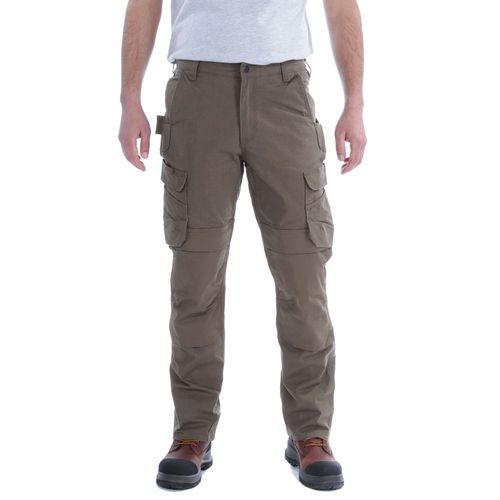 S Pantalon - relaxed straight steel double front cargo pant - Brun - W42 (L30) - Carhartt - Modalova