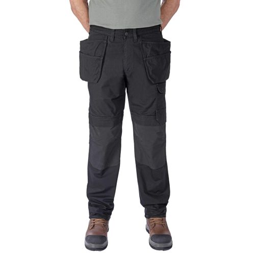 S Pantalon - relaxed straight steel rugged flex™ ripstop double-front cargo pant - Noir - W28 (L28) - Carhartt - Modalova