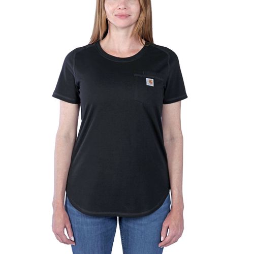 S T-shirt - force™ relaxed fit midweight short-sleeve pocket t-shirt - Noir - L - Carhartt - Modalova