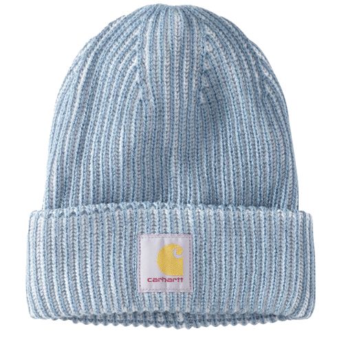 Https://www..com/en-eu/p/rib-knit-acrylic-hat/105560 - rib knit acrylic hat - Bleu - Carhartt - Modalova