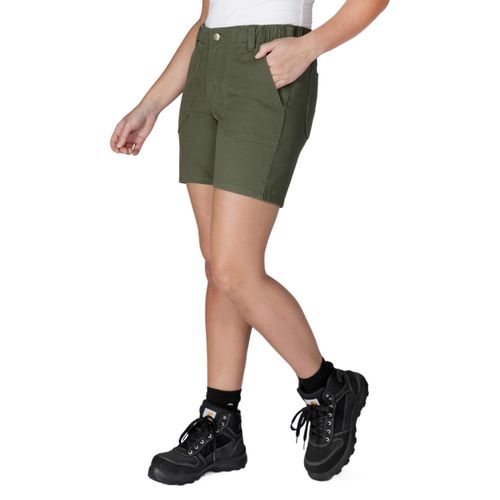 S Short de travail - rugged flex™ relaxed fit canvas work short - Vert - 10 - Carhartt - Modalova