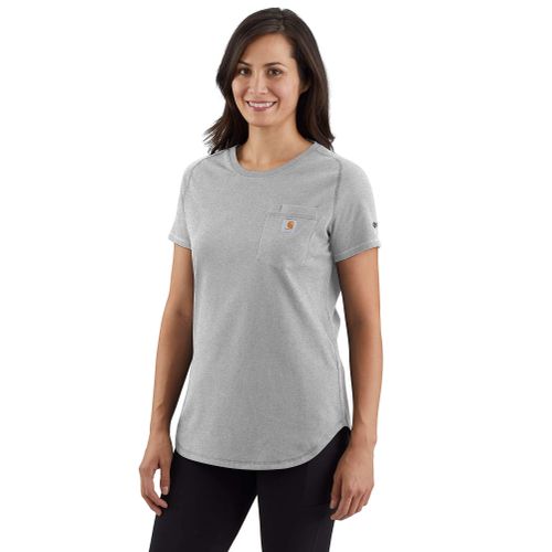 S T-shirt - force™ relaxed fit midweight pocket t-shirt - Gris - L - Carhartt - Modalova