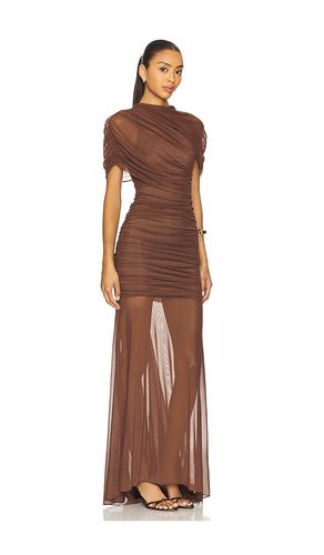 ROBE LONGUE AVEC MAILLE MESH EVIANNA en . Taille L. Also en M, S, XS - Amanda Uprichard - Modalova