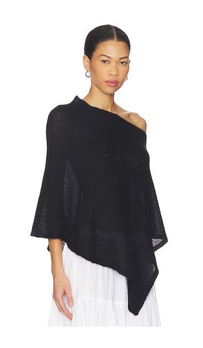Sequin Cropped Poncho Capelet en Flint en - Autumn Cashmere - Modalova